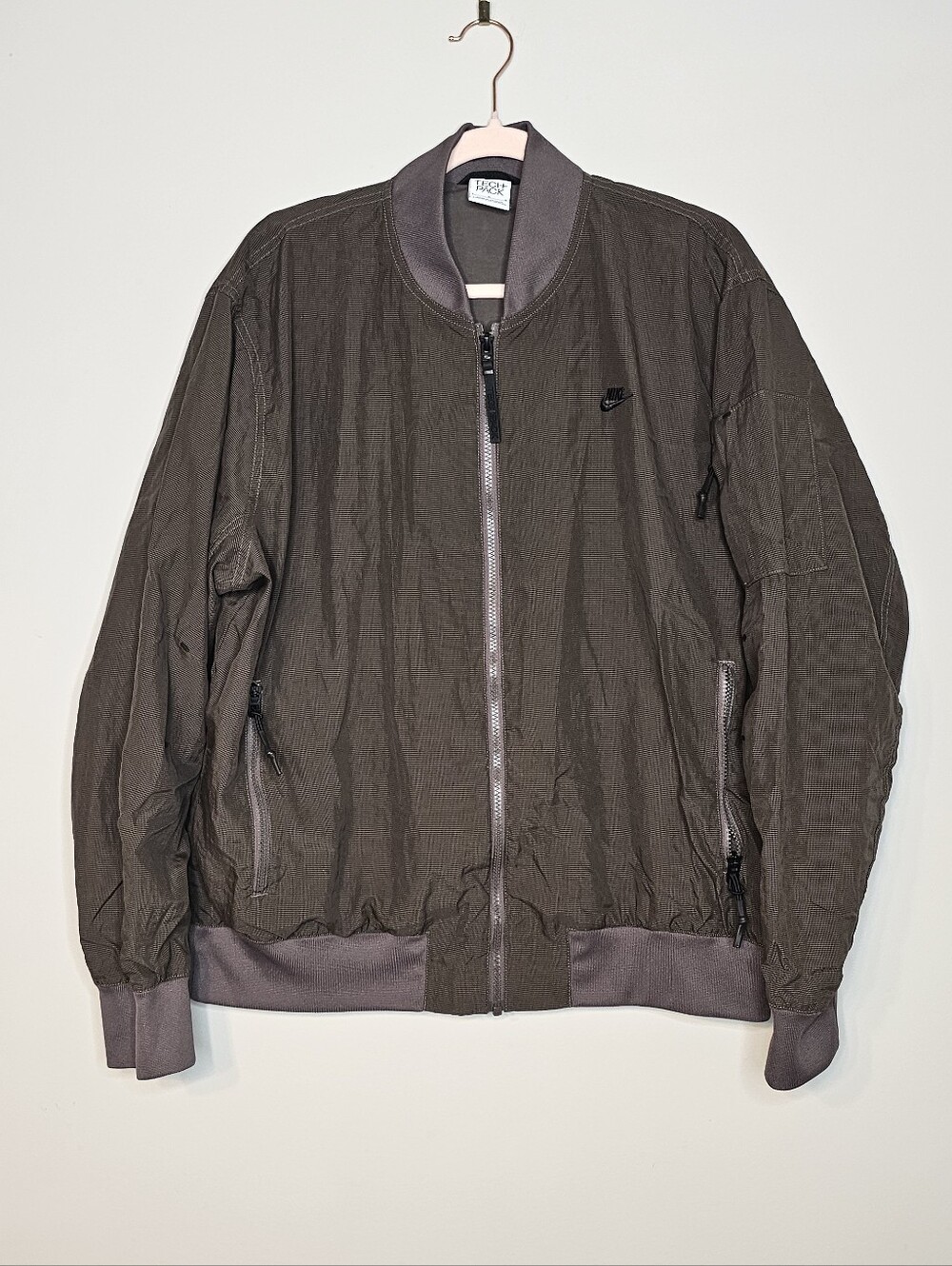 Nike NSW Tech Pack Woven Oversized Fit Jacket DM6940-004 Palomino Size Large